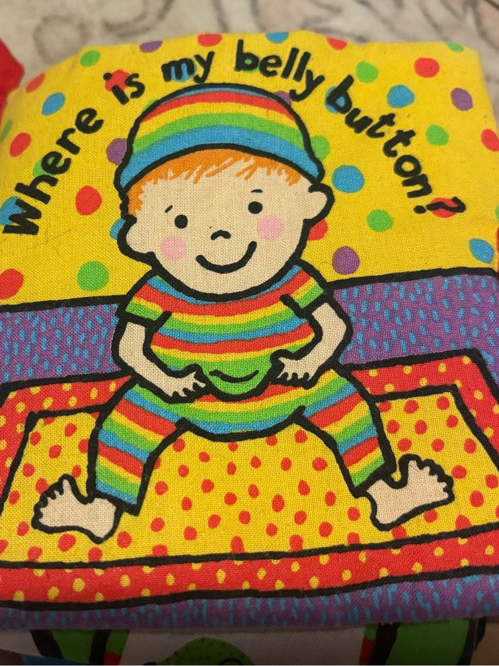 Where is My Belly Button? Jellycat book